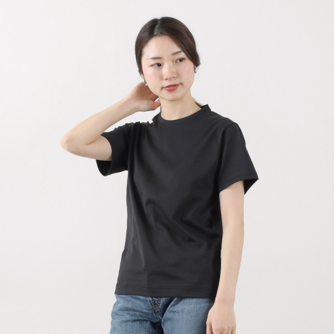 GICIPI（ジチピ） マールモ クルーネックＴシャツ / レディース トップス 半袖 無地 綿100％ MARMO gicipi GICIPI（ジチピ） マールモ クルーネックTシャツ