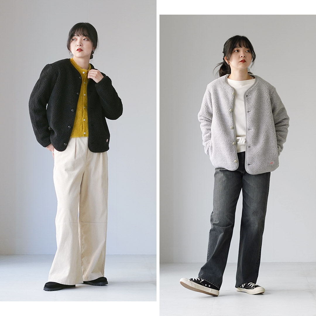 VINCENT ET MIREILLE（ヴァンソン エ ミレイユ） ボア カーディガン