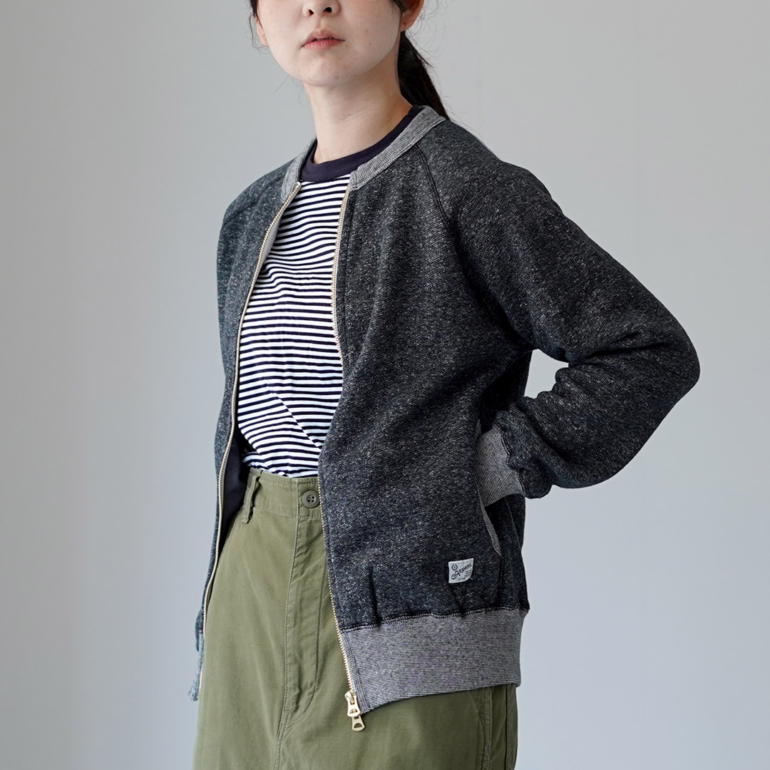 Kepani（ケパニ） 別注 クルーネック フルジップ スウェット