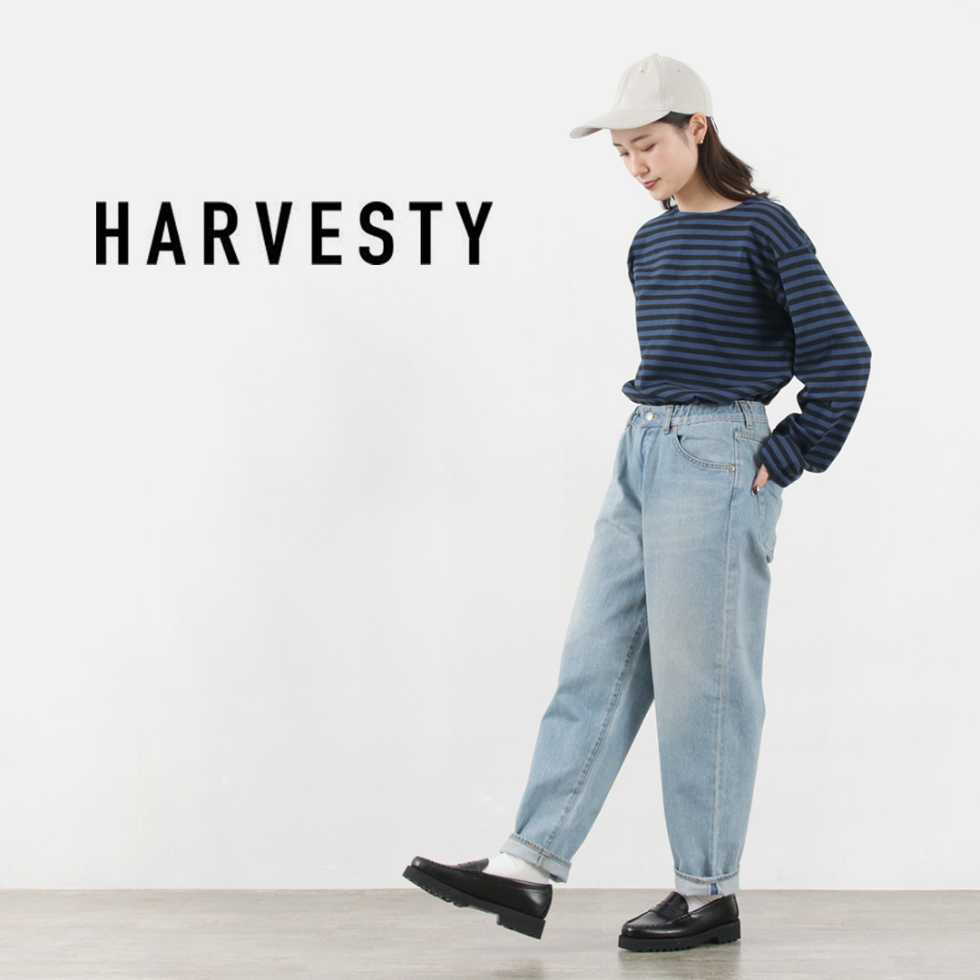 HARVESTY（ハーベスティ） ビッグ デニムパンツ ユーズドウォッシュ 