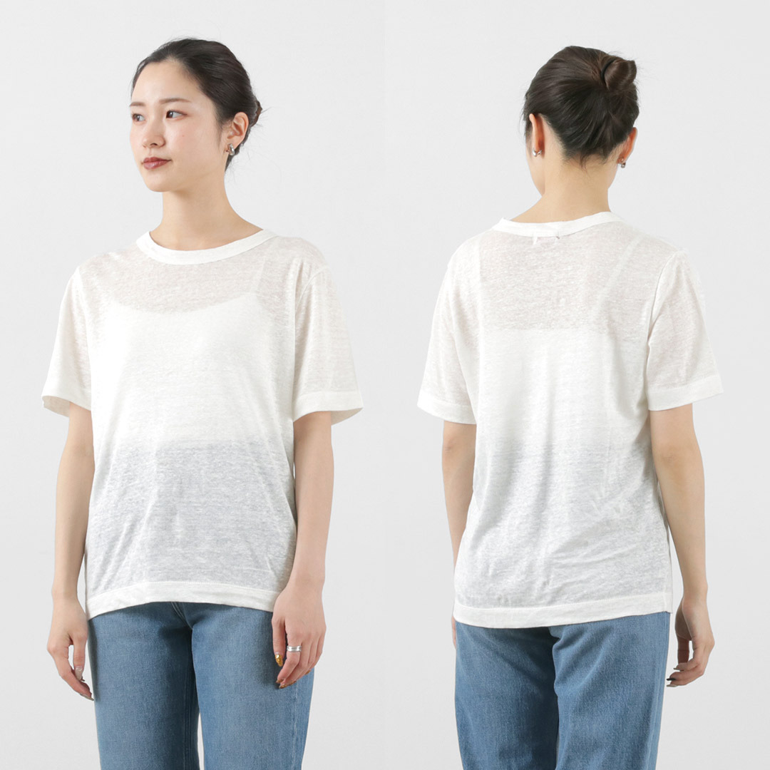 冬ギフト セ made mao MAO スタンダードT ベルギーリネン MADE（マオメイド） トップス