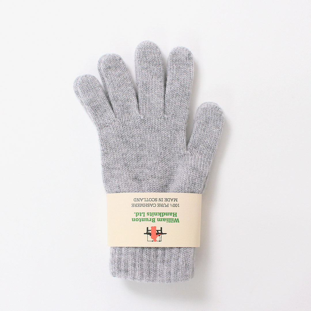 WILLIAM BRUNTON（ウィリアムブラントン） カシミア プレーン グローブ