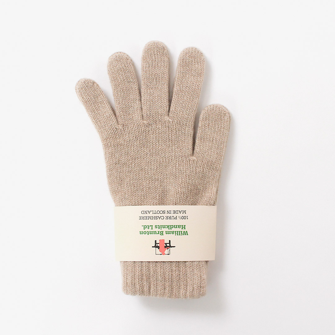 WILLIAM BRUNTON（ウィリアムブラントン） カシミア プレーン グローブ