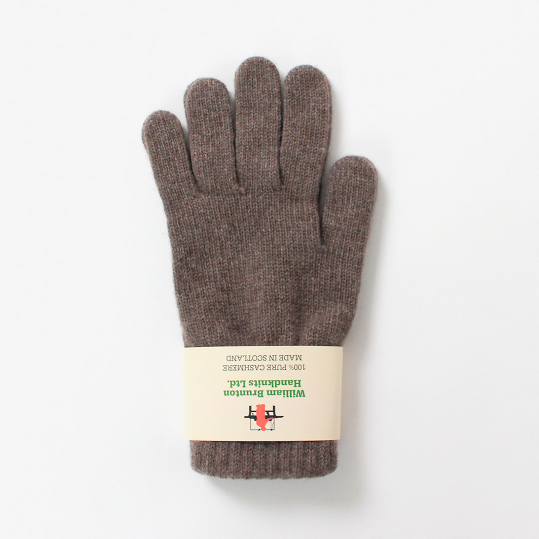 WILLIAM BRUNTON（ウィリアムブラントン） カシミア プレーン グローブ