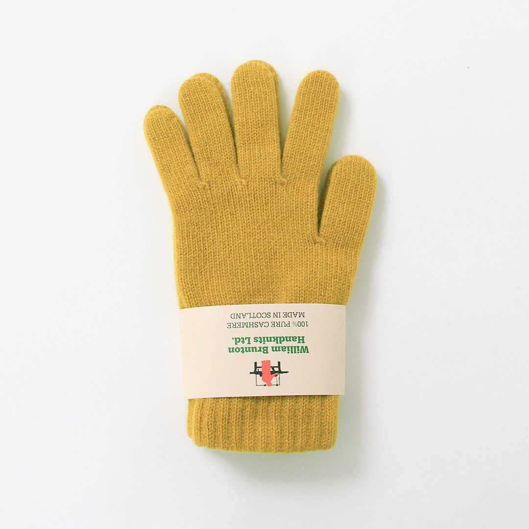 WILLIAM BRUNTON（ウィリアムブラントン） カシミア プレーン グローブ