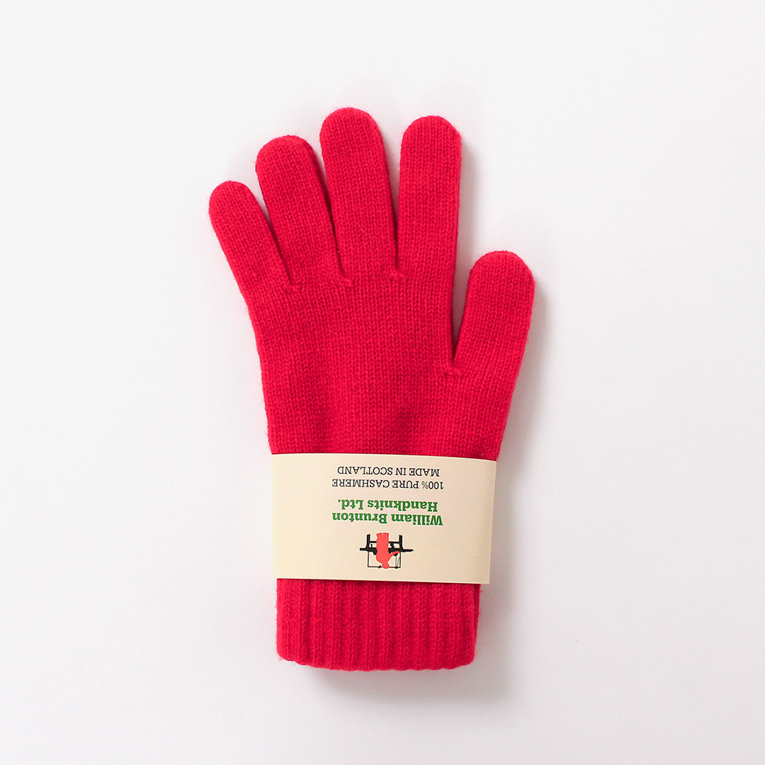 WILLIAM BRUNTON（ウィリアムブラントン） カシミア プレーン グローブ