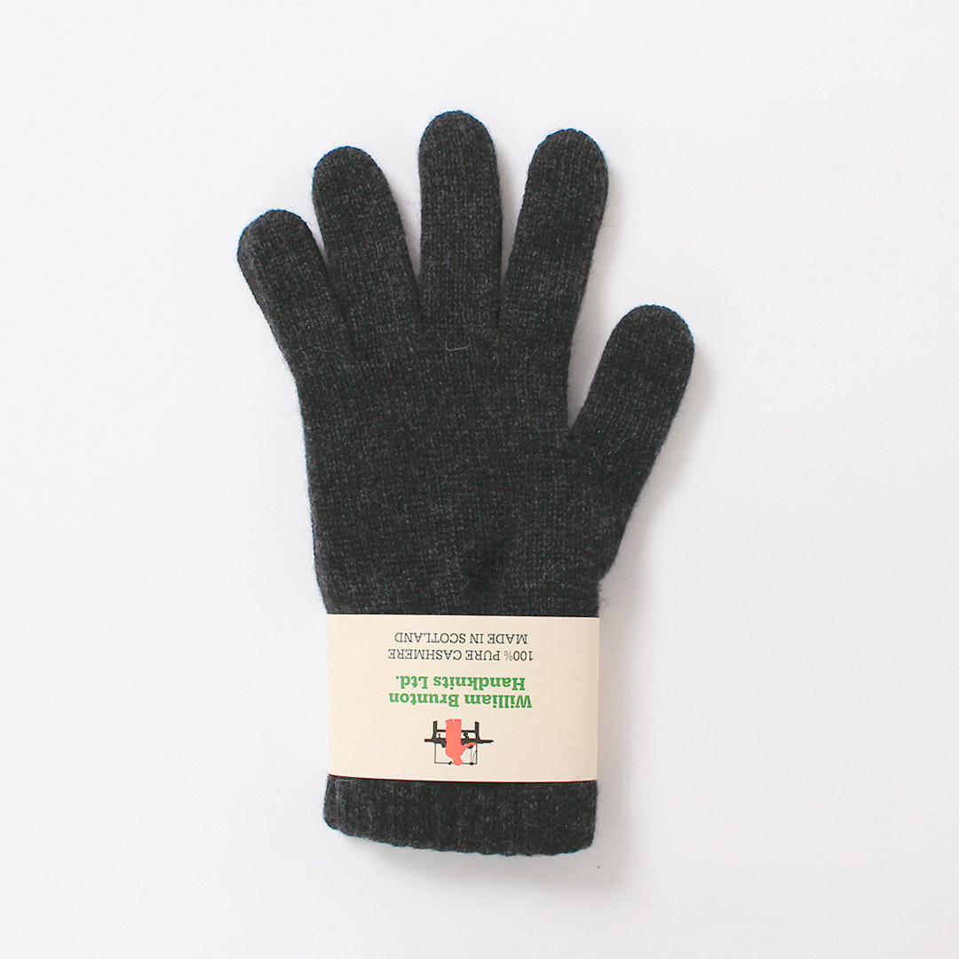 WILLIAM BRUNTON（ウィリアムブラントン） カシミア プレーン グローブ