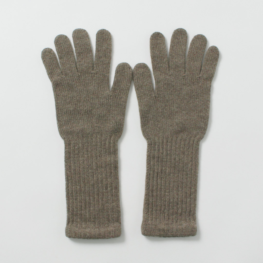 WILLIAM BRUNTON（ウィリアムブラントン） カシミヤ ロングリブカフ