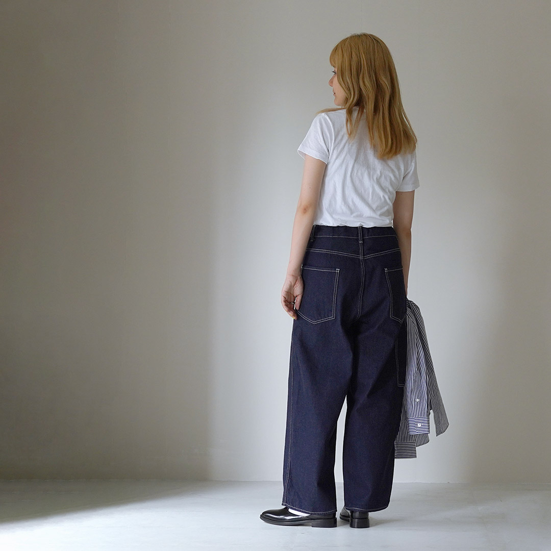 HARVESTY ハーベスティ ペインター　パンツ　デニム　サイズ1 HARVESTY（ハーベスティ） ビッグ ペインターパンツ ワンウォッシュ