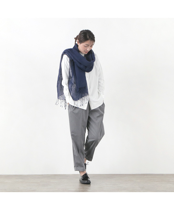 SOIL（ソイル） リネン セルビッチ ストール｜ROCOCO ONLINE STORE
