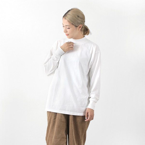 FNOR（エフノア） モックネック ロングスリーブ Tシャツ / 長袖 / ゆったり / コットン 綿 / メンズ レディース / ユニセックス 楽天市場】FNOR（エフノア） モックネック ロングスリーブ T