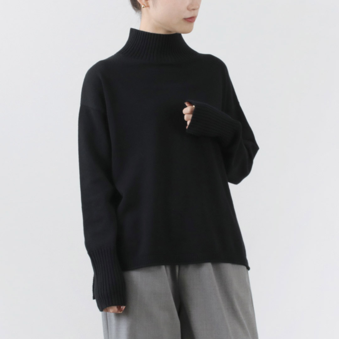 mao made（マオメイド） カラー別注 やわらかコットン ハイネック プル