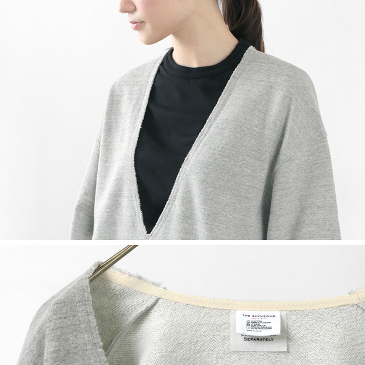 Shinzone（シンゾーン） Vネック スウェット 21SMSCU13 / トレーナー