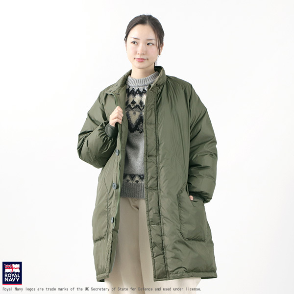 新入荷!!【日本未発売】 ROYAL NAVY(ロイヤルネイビー) サブマリン ダウン コート / メンズ レディース / ユニセックス / 撥水 / ワイド ゆったり 【2219443172】 (14520円)