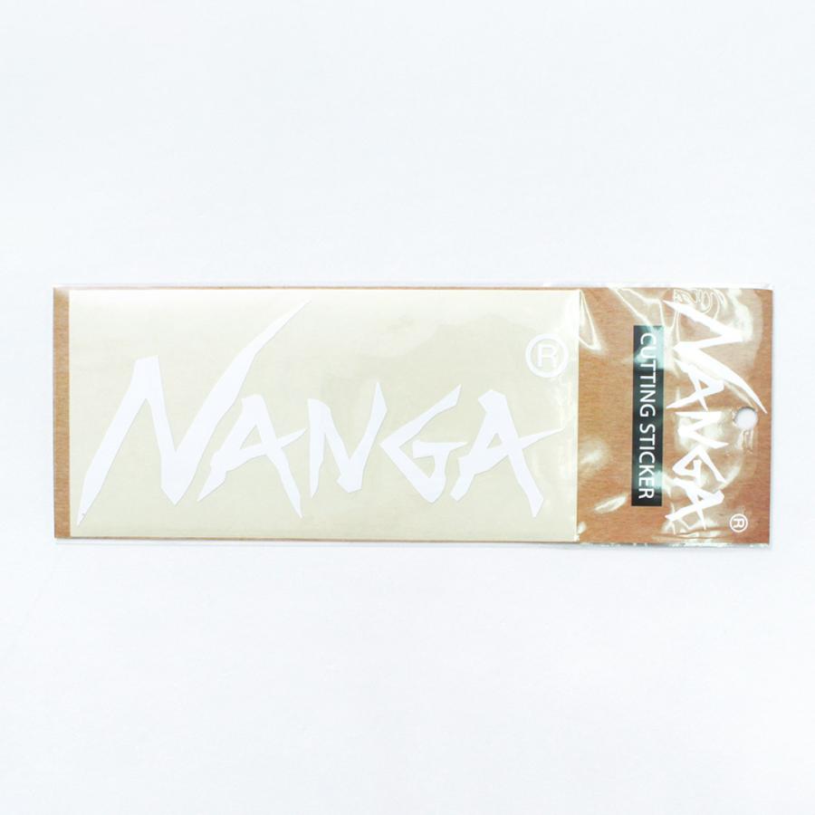 独特の上品 NANGA ステッカー ナンガ 白文字 切文字