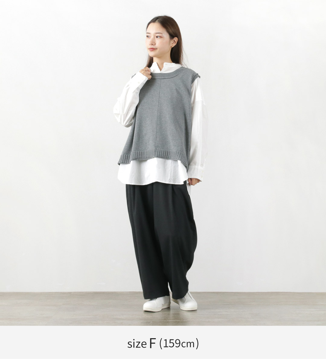 tumugu（ツムグ） ランダムリブニット ベスト / レディース トップス