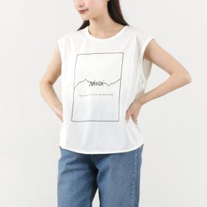 NANGA（ナンガ） ドライ ミックス フレーム ロゴ コンパクトトップ / レディース Tシャツ ...