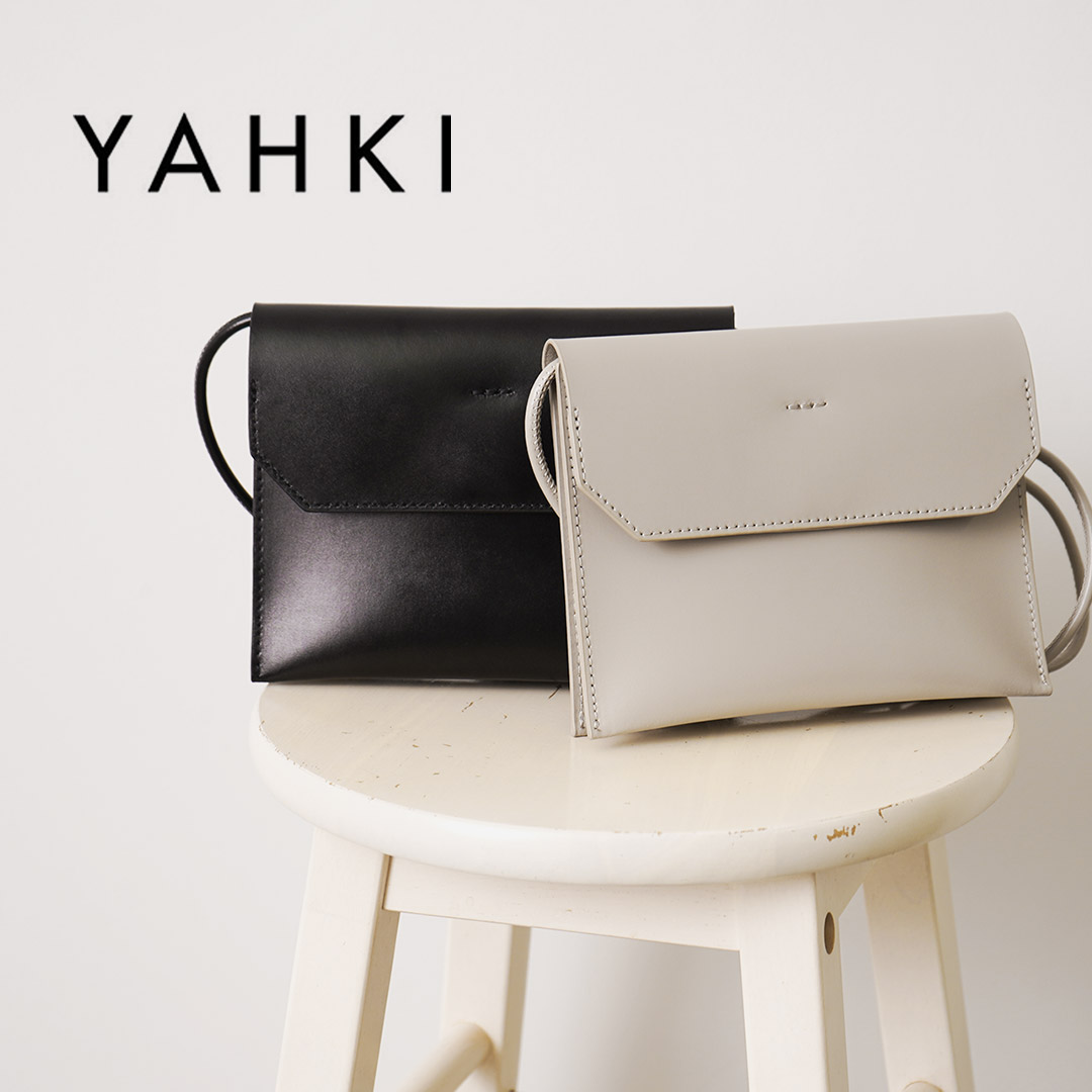 YAHKI（ヤーキ） スクエア フラップミニショルダー W FACE