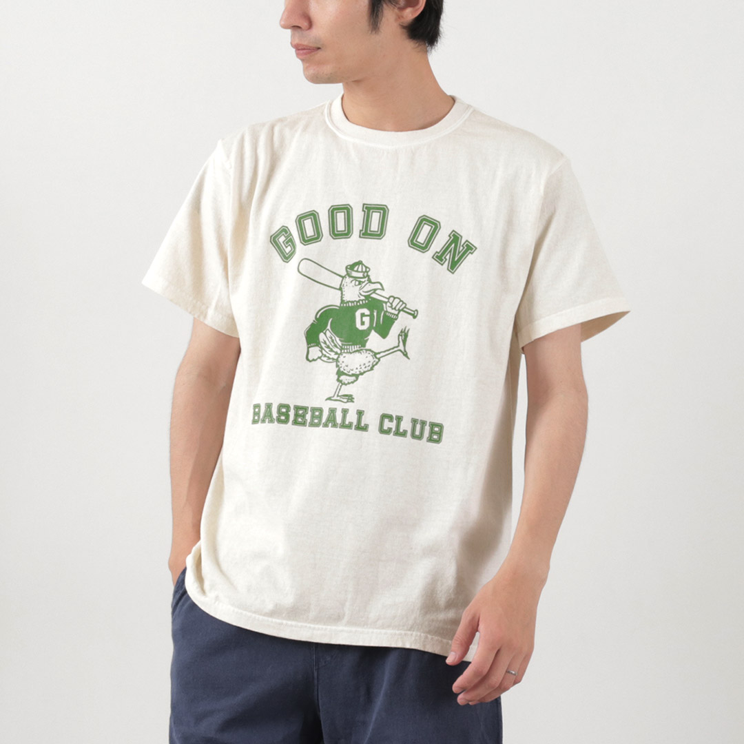 GOOD ON（グッドオン） ベースボール クラブ ショートスリーブ Tシャツ / メンズ レディース 半袖 プリント｜daigochi｜02