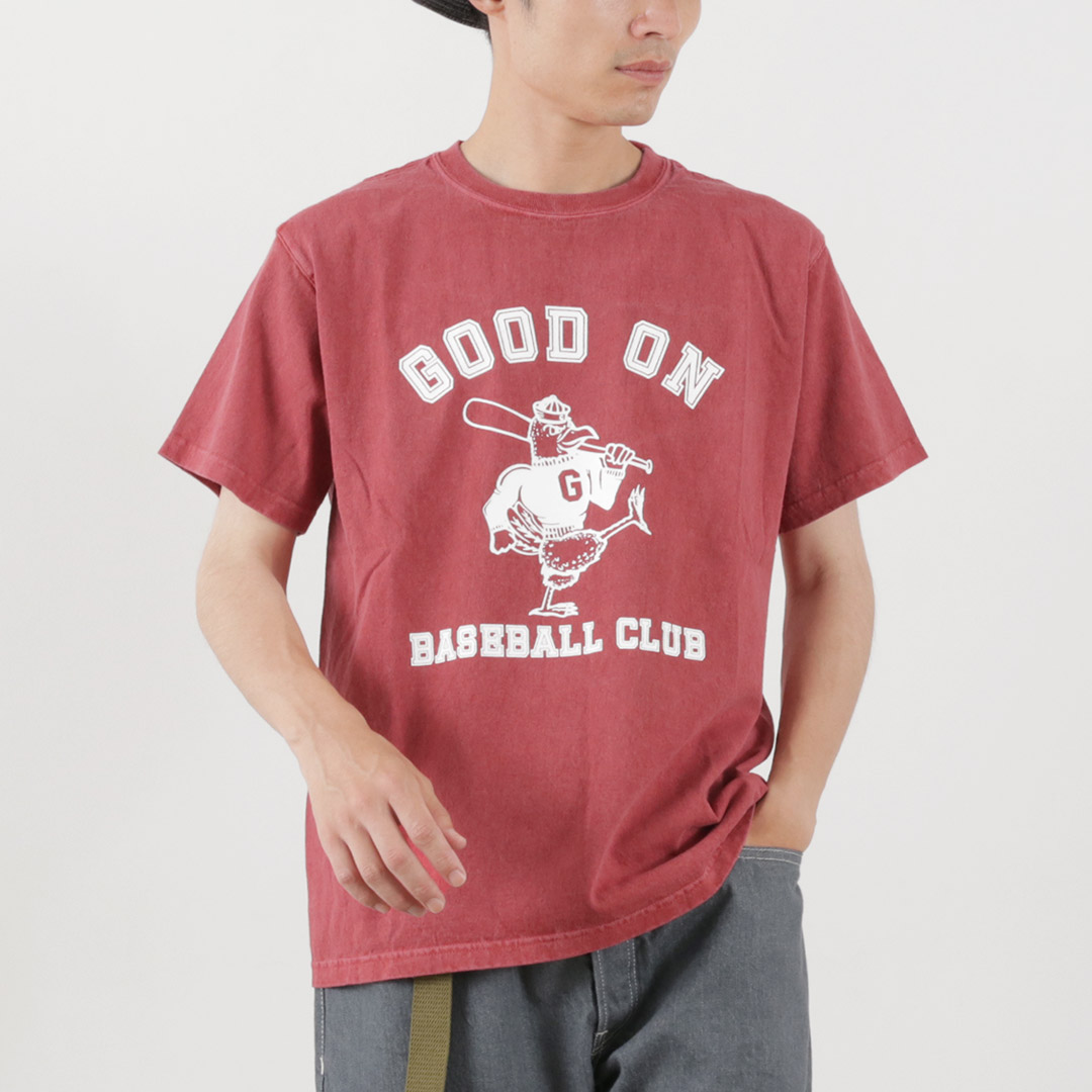 GOOD ON（グッドオン） ベースボール クラブ ショートスリーブ Tシャツ / メンズ レディース 半袖 プリント｜daigochi｜03
