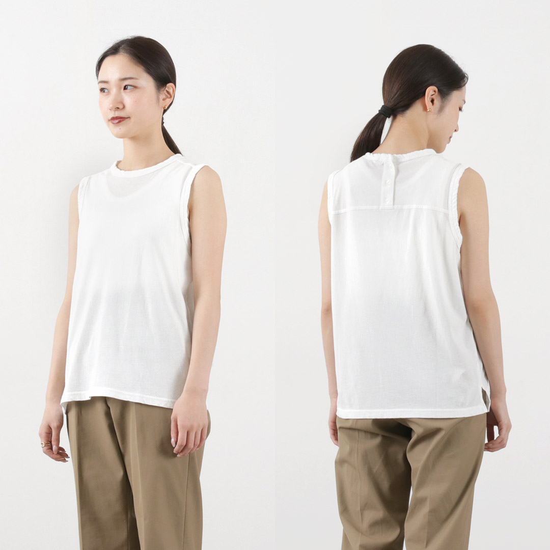 Shinzone（シンゾーン） ハイツイストコットン スリーブレスカットソー