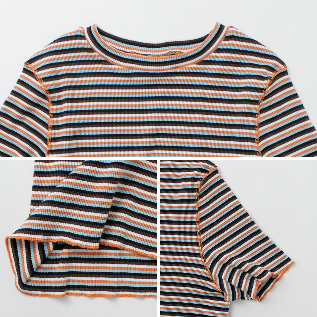 SHINZONE（シンゾーン） マルチボーダーTシャツ 22MMSCU13 / レディース トップス カットソー 半袖 Shinzone SHINZONE（シンゾーン） マルチボーダーTシャツ