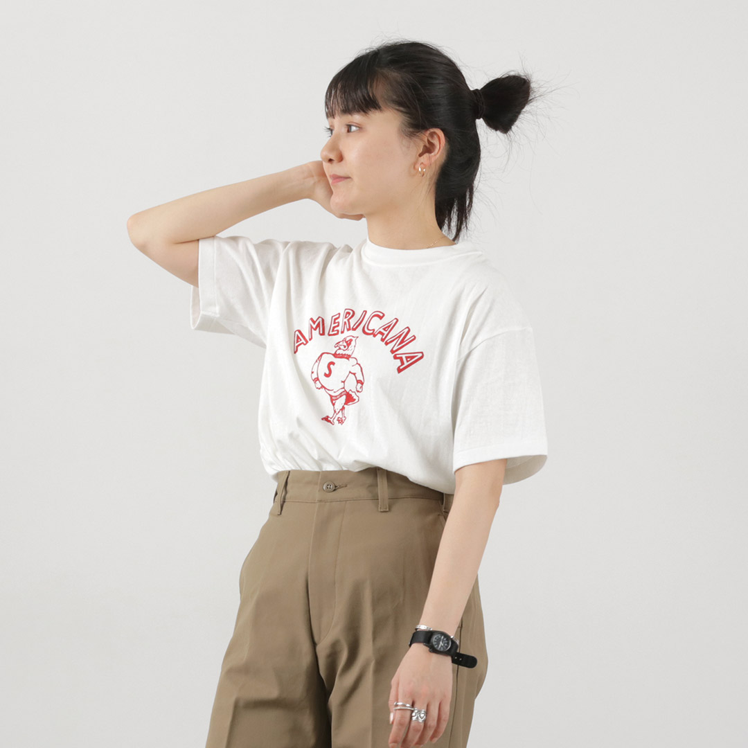 SHINZONE（シンゾーン） シンゾーン×アメリカーナ コラボレーションTEE / レディース Tシャツ 半袖 ロゴ｜daigochi｜02