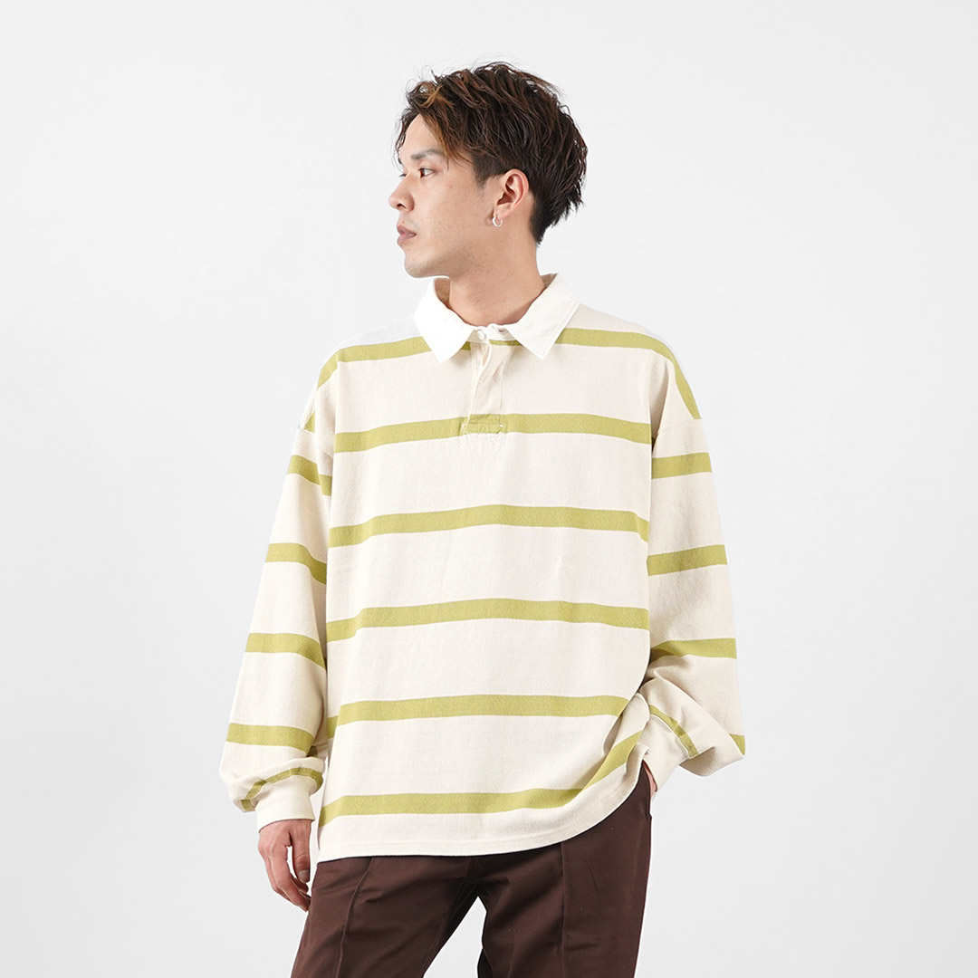REMI RELIEF RELIEF（レミレリーフ） ボーダーラガーSHIRT