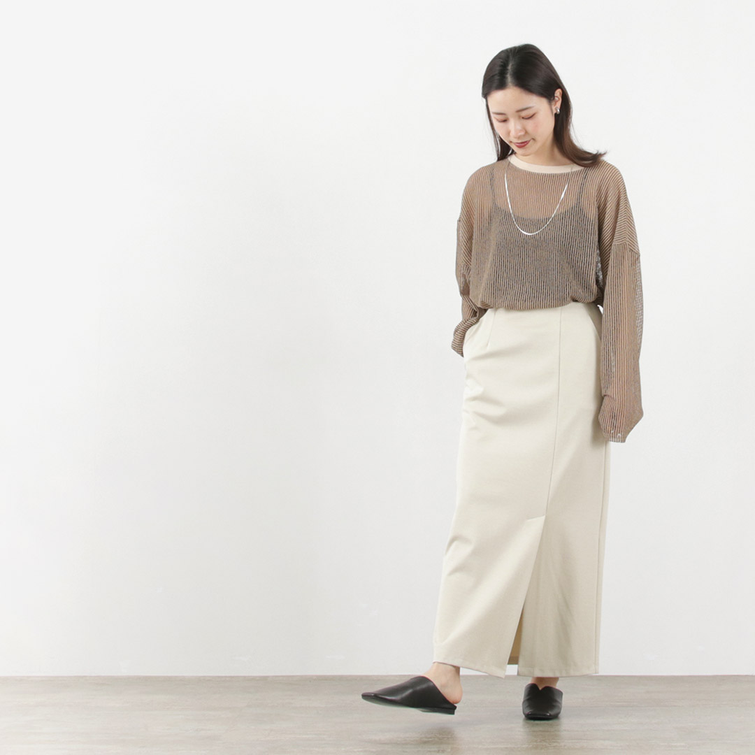 CHIGNON CHIGNON（シニヨン） ナロー ベルト付き カットスカート