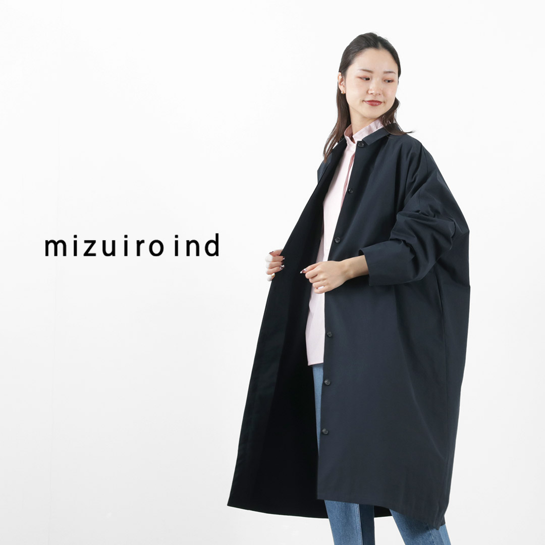 mizuiro ind（ミズイロインド） シャツライク コート / レディース