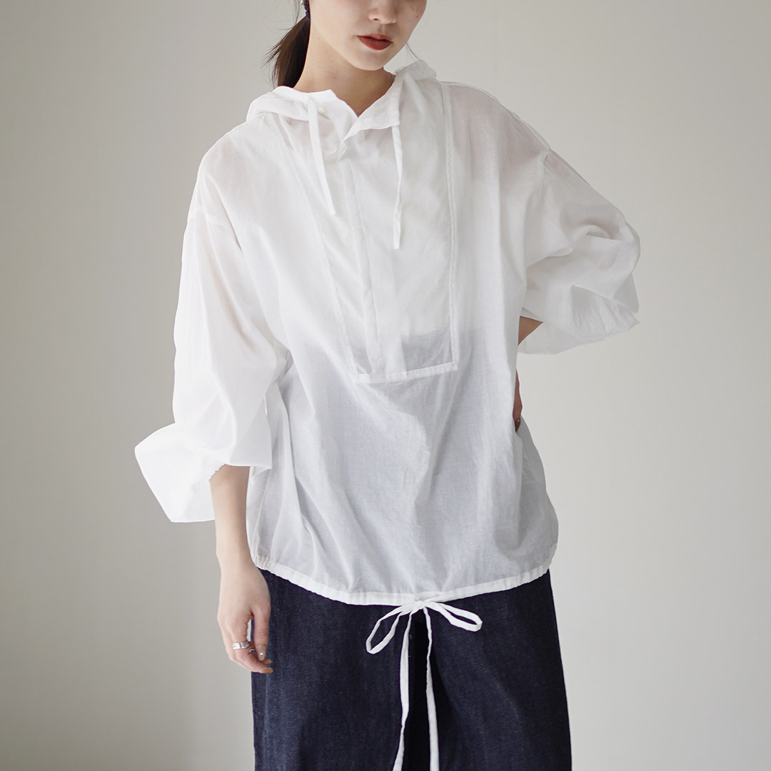 mizuiroind（ミズイロインド） フーデッド シャツ / フード フーディー