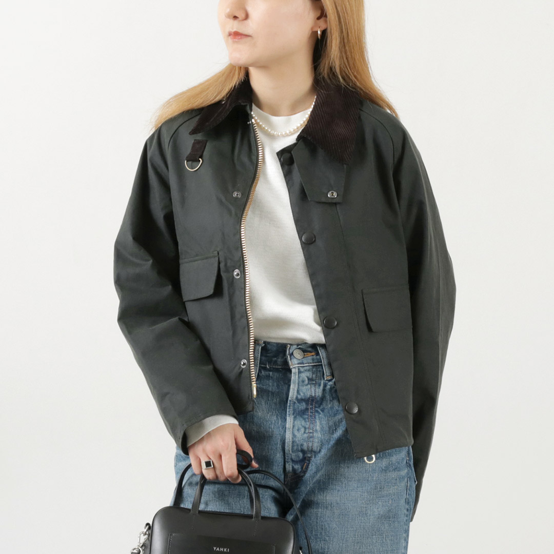 BARBOUR（バブアー） スペイ ワックスジャケット / レディース アウター オイル コート ショート丈