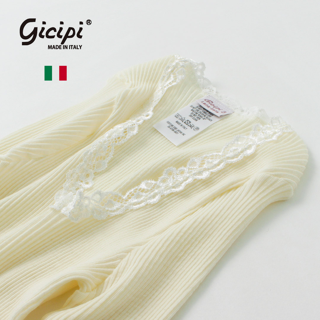gicipi GICIPI（ジチピ） モルヴェーノ ウールシルク レース付き