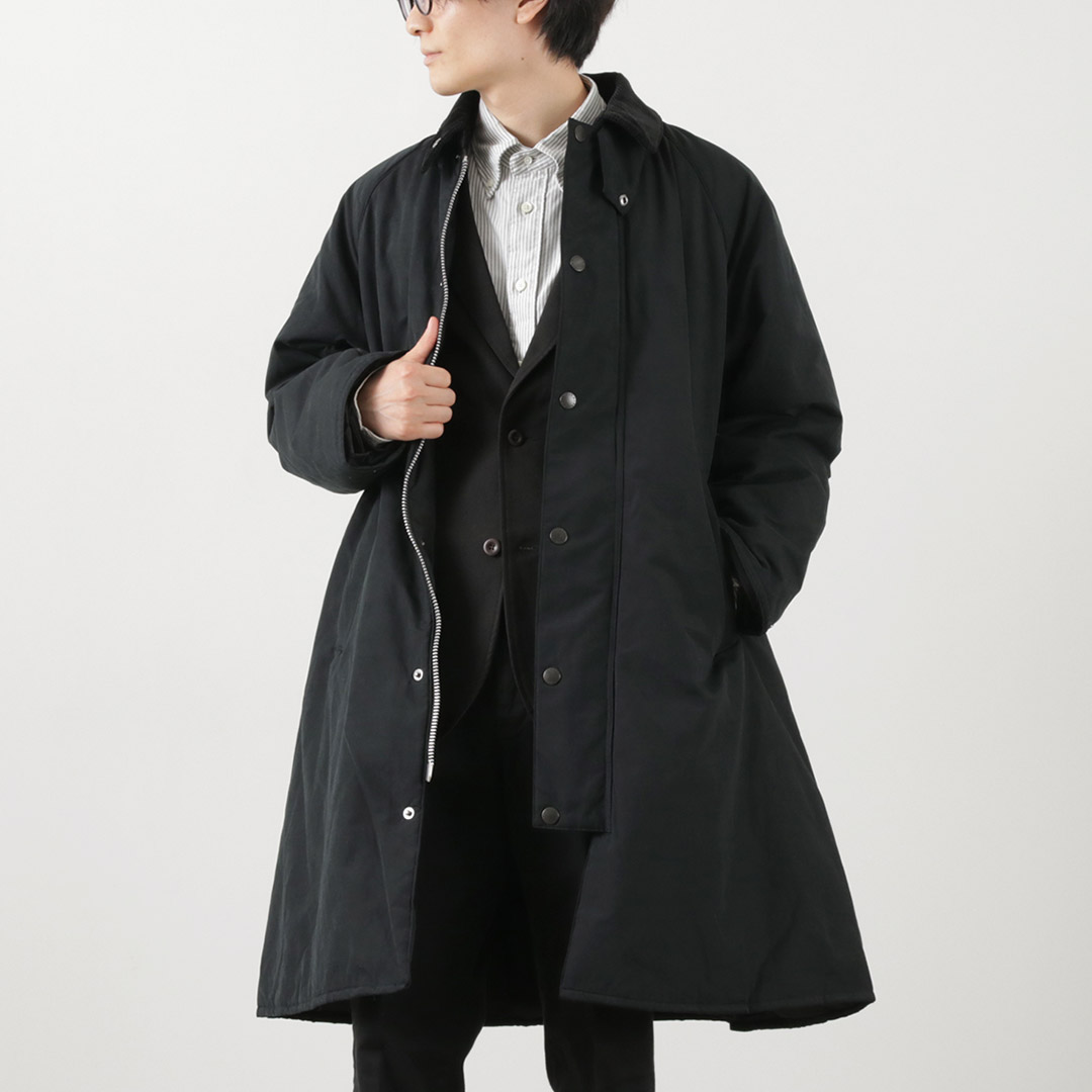 BARBOUR（バブアー） エクスモア バッティング / アウター コート 中綿 ミドル 膝丈 メン...