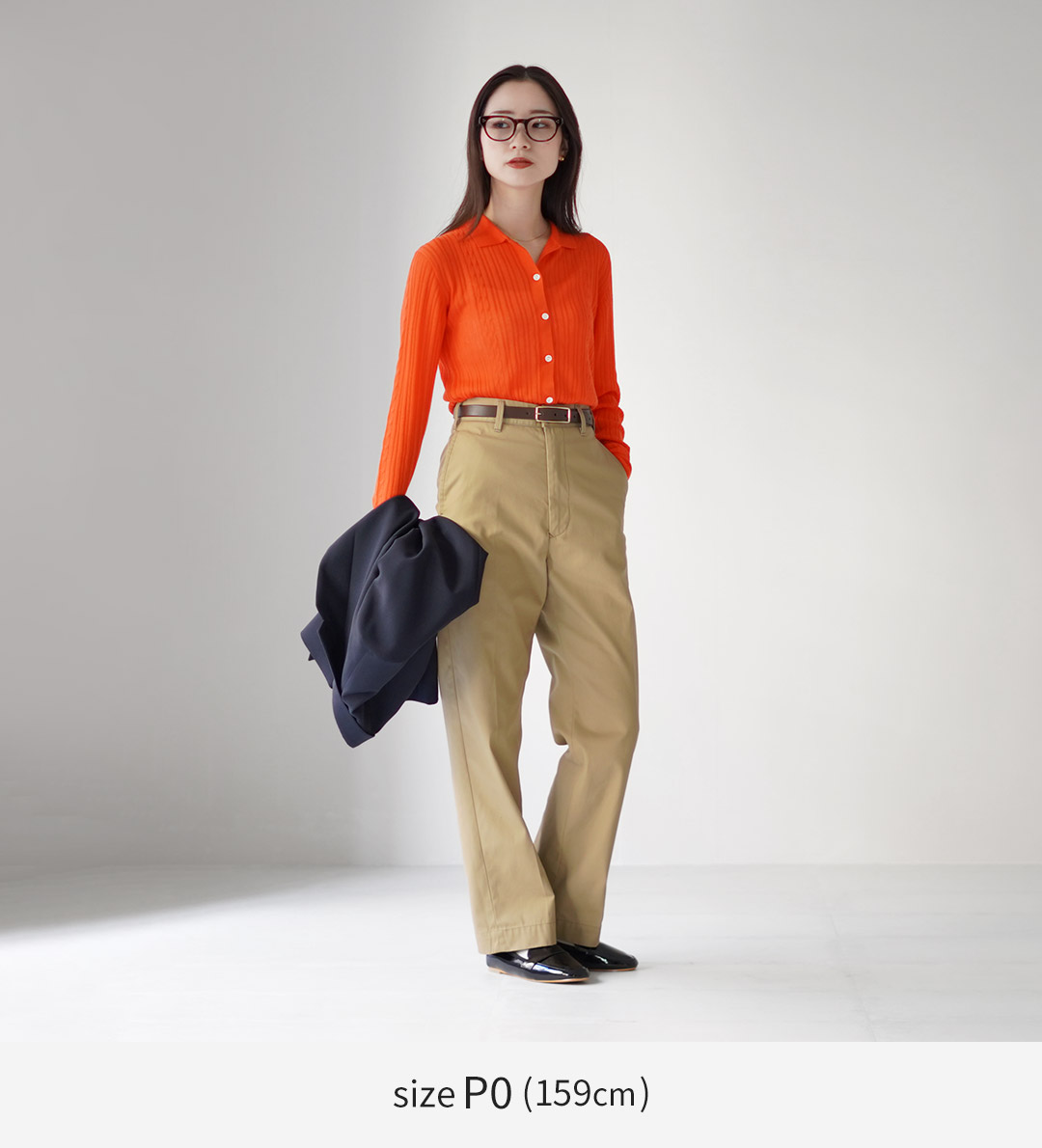 【美品】シンゾーン ハイウエストチノパンツ Shinzone（シンゾーン）】 WASHED HIGH WAIST CHINO 定番チノパンツ