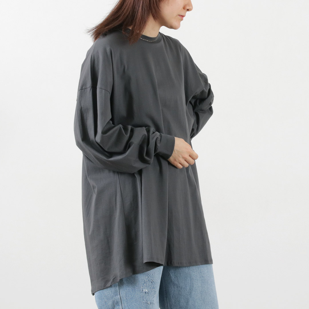 YENN（イェン） カーブフォーム ロングTee / レディース トップス Tシャツ ロンT 長袖 無地 大きめ 楽天市場】【50％OFF】YENN（イェン） カーブフォーム ロングTee