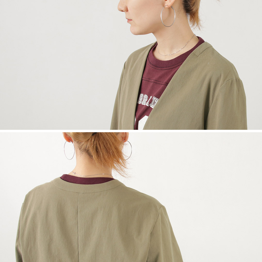 Johnbull（ジョンブル） ノーカラージャケット / レディース ライト