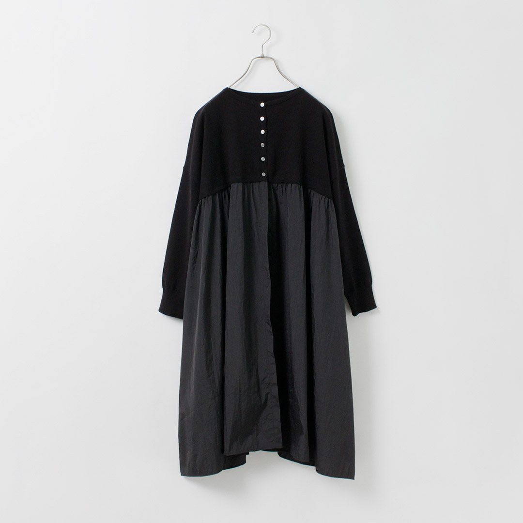 mao made（マオメイド） カラー別注 異素材切り替え ワイド2WAY
