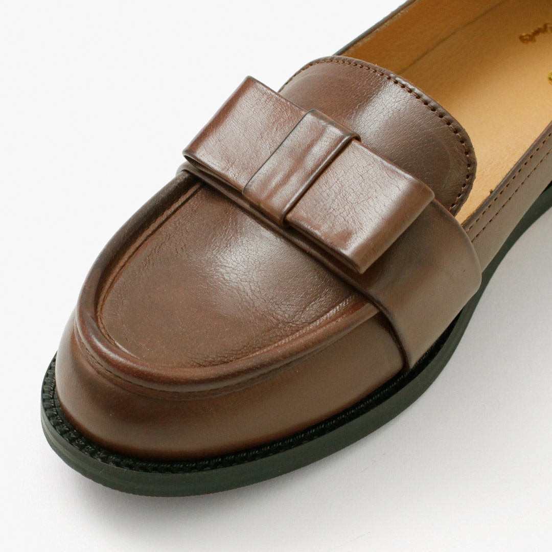 Diego Bellini（ディエゴベリーニ） カラー別注 リボンローファー