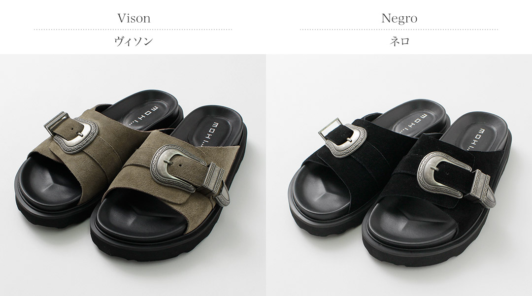 未使用級【MOHI】完売品 BELT B/STRAP サンダル バックル 37 MOHI - 未使用級【MOHI】完売品 BELT B/STRAP サンダル バックル