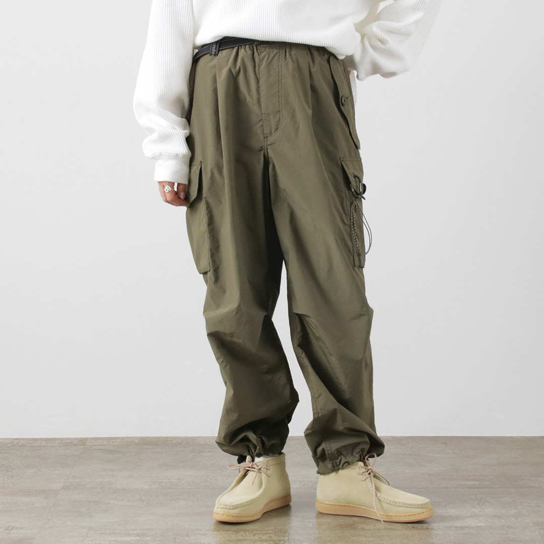 【らやかたです】and wander パンツ　アンドワンダー　レディース and wander AND WANDER（アンドワンダー） オーバーサイズ