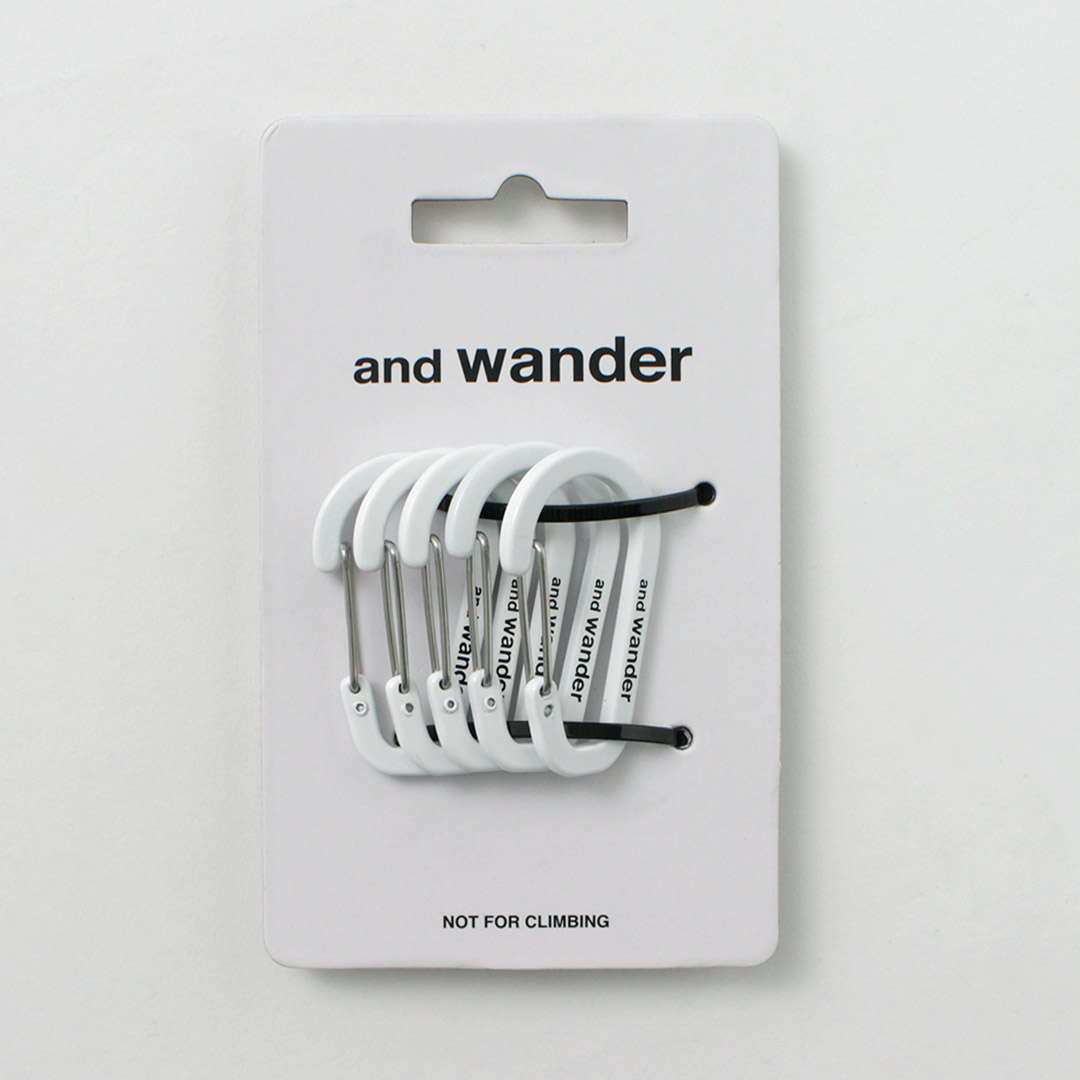 and wander アンドワンダー マグカップ カラビナ付　７個セット and wander DINEX アンドワンダー ダイネックス 574-1977004