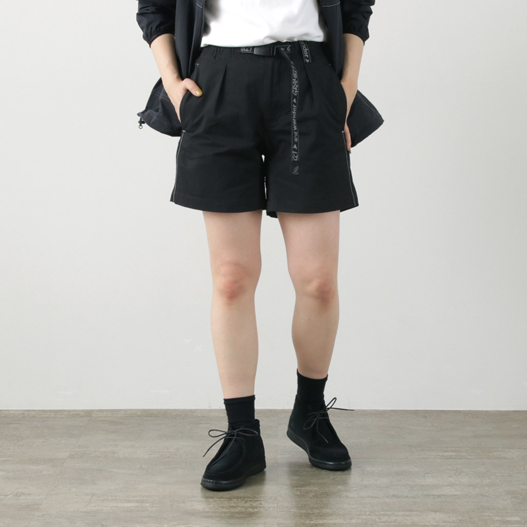 新品タグ付き アンドワンダー別注 グラミチ ナイロン ショーツ ユニセックス M and wander（アンドワンダー） グラミチ ナイロンコットン