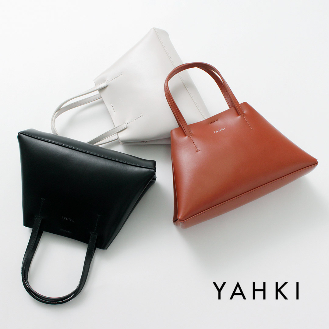 YAHKI（ヤーキ） レザー ハンドバッグ / レディース バッグ 鞄 小さめ 