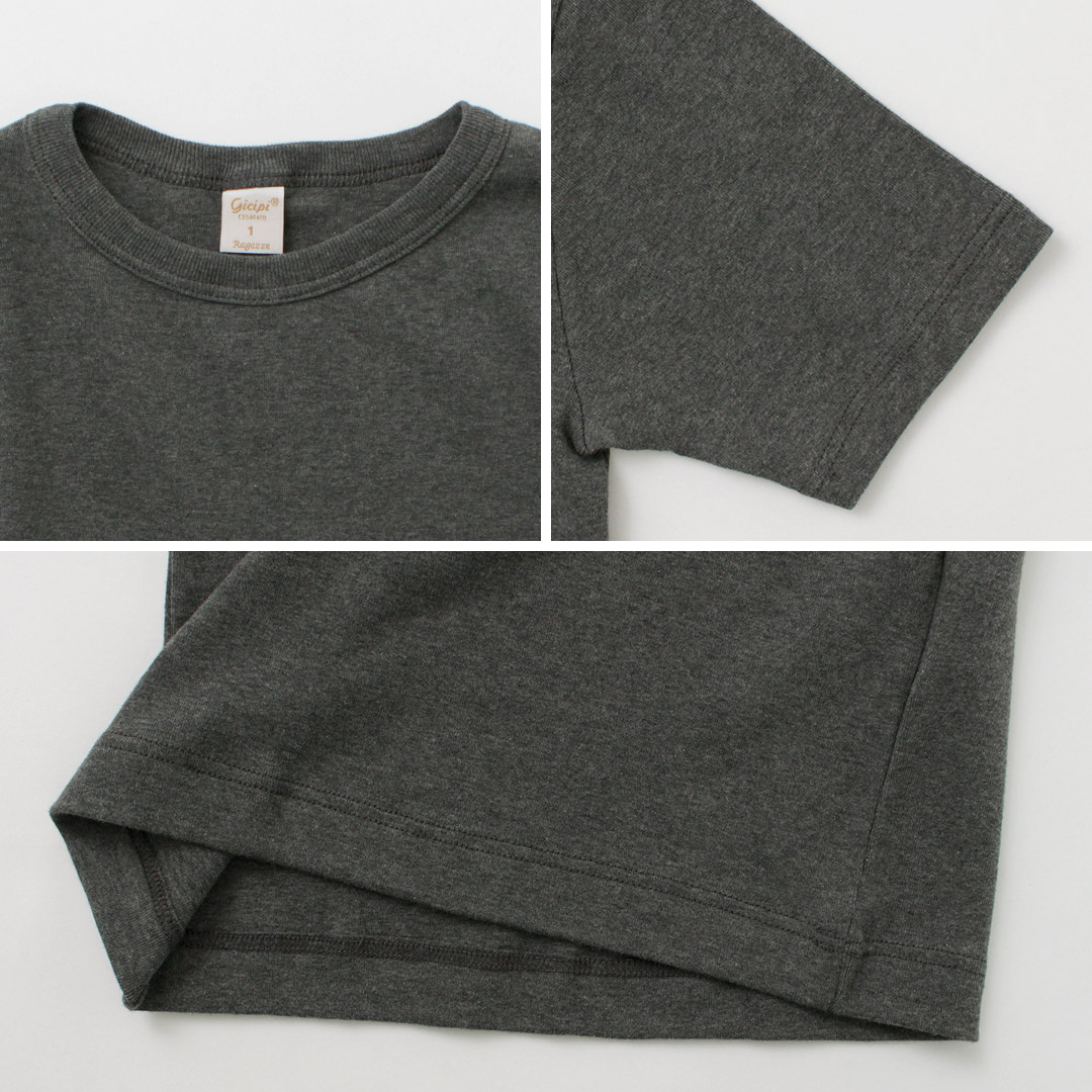 GICIPI（ジチピ） クリスターッロ クルーネックTシャツ / レディース トップス 綿100 コットン 半袖 CRISTALLO Crew neck Tee 楽天市場】GICIPI（ジチピ） クリスターッロ クルーネックT
