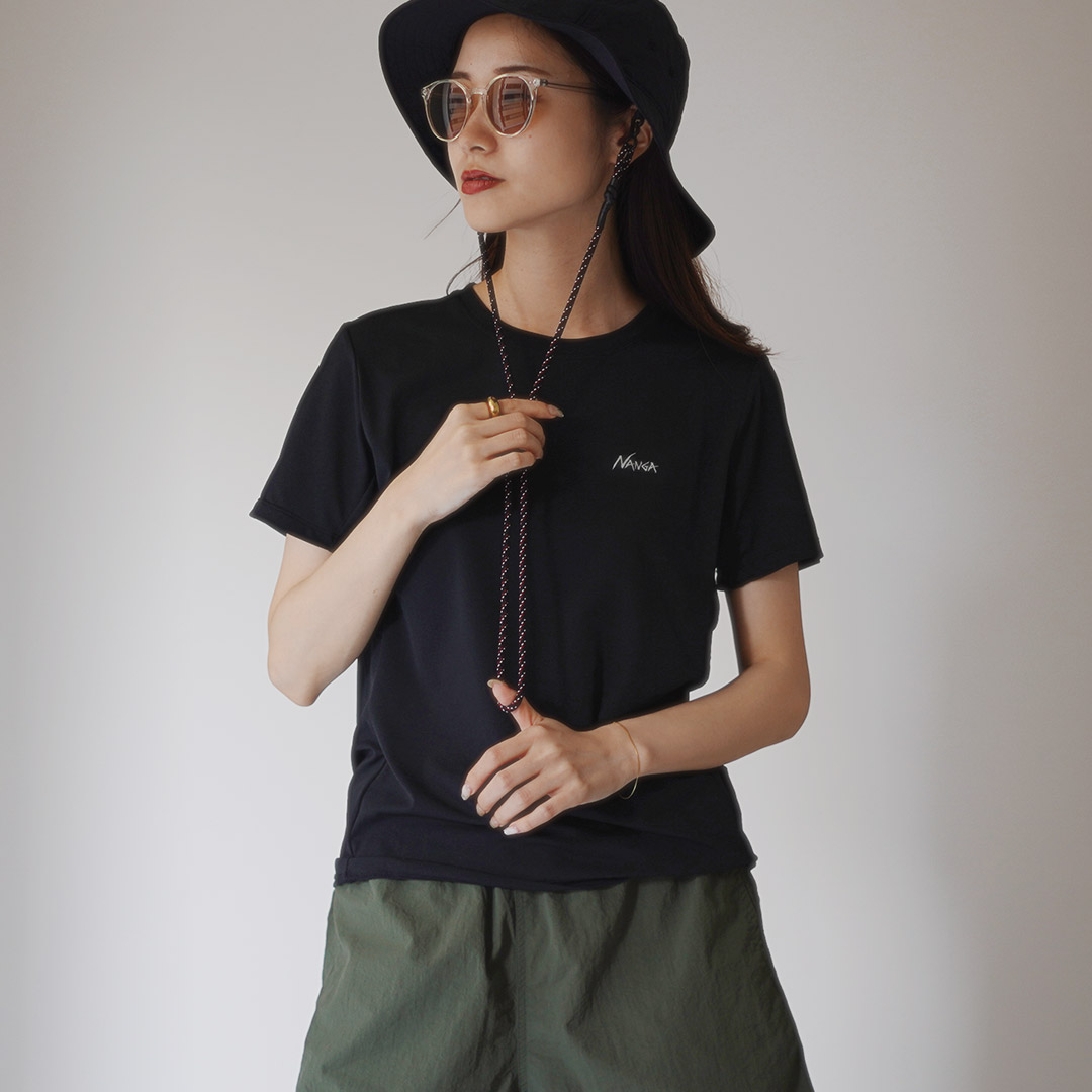 NANGA（ナンガ） ドライベース レイヤー / Tシャツ 半袖 日本製 ロゴ 速乾 レディース アウトドア スポーツ NANGA NANGA（ナンガ） ドライベース レイヤー / Tシャツ 半袖
