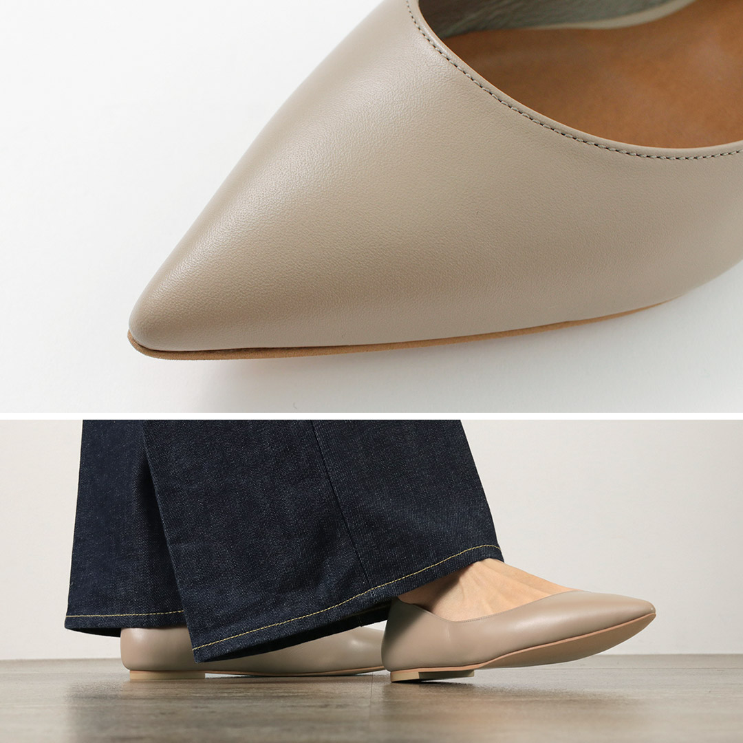 ATELIER BRUGGE（アトリエブルージュ） ポインテッド フラットパンプス