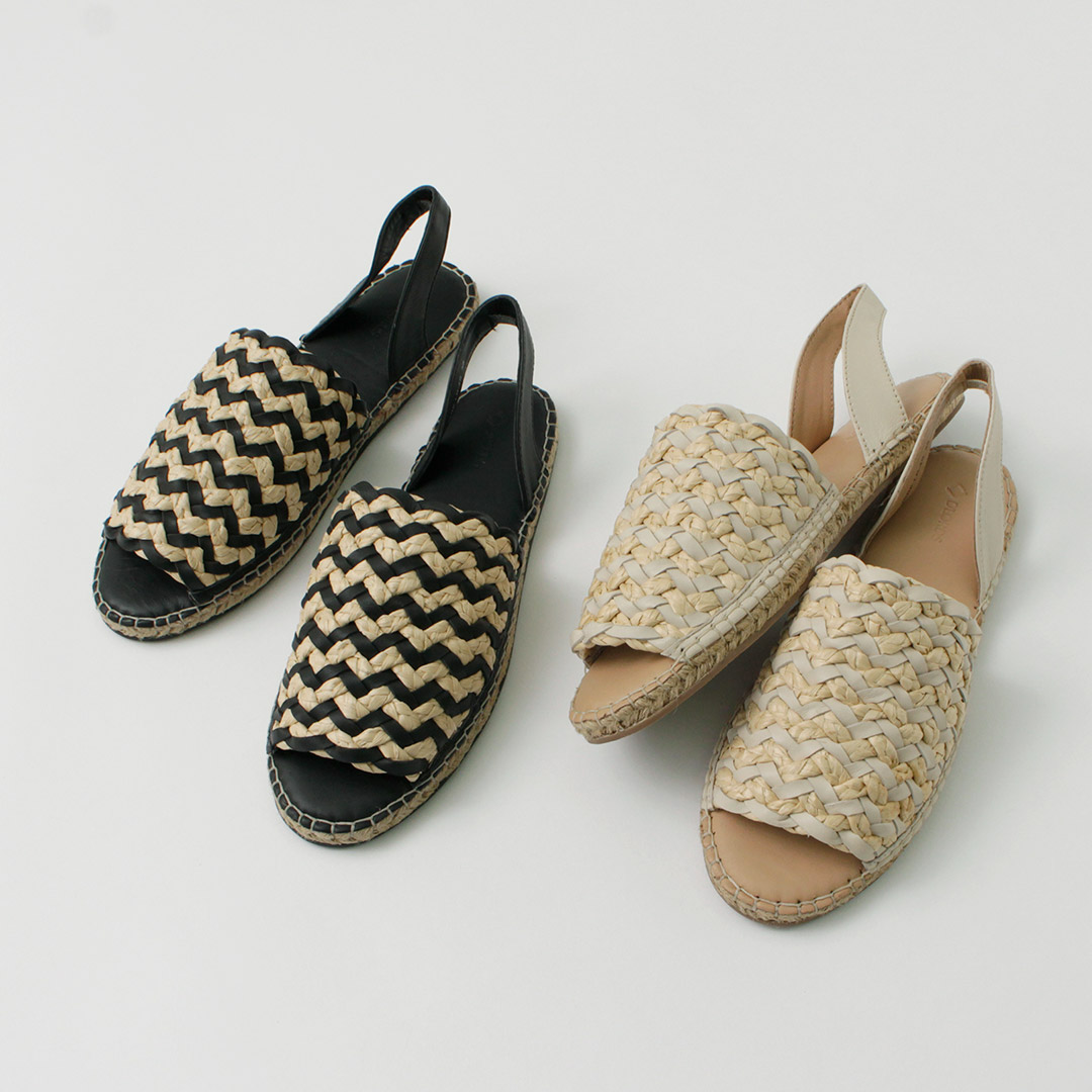 ★GABRIELA HEARST★Ryka レザーエスパドリーユサンダル Gabriela Hearst Ryka Calfskin Ankle-Strap Sandals Size 7.5