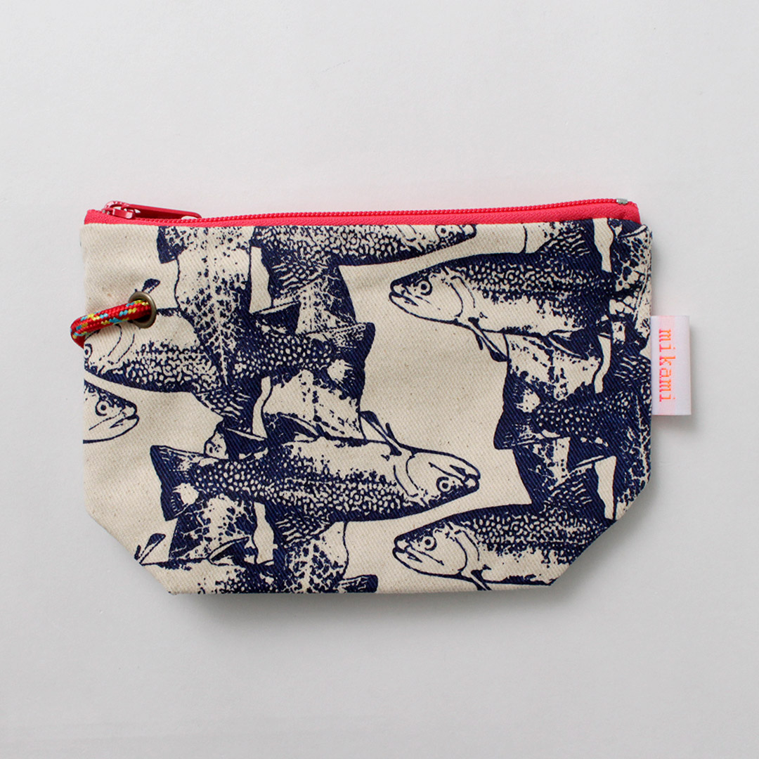 ​【希少・極美品】EVISU 5連ポケット ボディバッグ カラフルカモメプリント MIKAMI（ミカミ） キャンバス キャンピングポーチ8 / メンズ