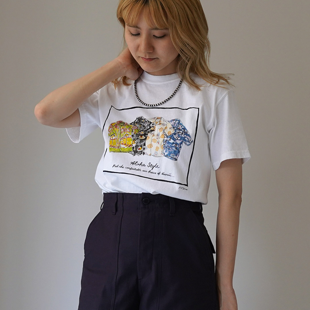 GOOD ON（グッドオン） LeftyArt×Good On アロハシャツ SS TEE / レデ...